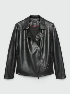Fiorella Rubino Cappotti E Giubbotti|Giacche E Blazer|Biker Con Le Borchie