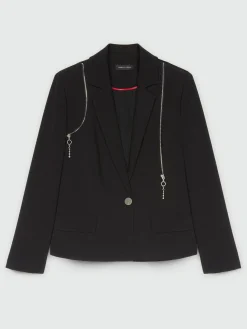 Fiorella Rubino Giacche E Blazer|Blazer Con Dettagli Zip