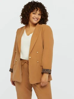 Fiorella Rubino Giacche E Blazer|Completi Colorati|Blazer Con Fodera Animalier