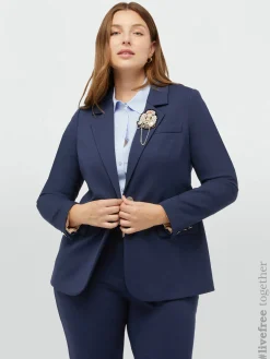 Fiorella Rubino Giacche E Blazer|Completi Colorati|Blazer Con Spilla In Viscosa LENZING™ ECOVERO™