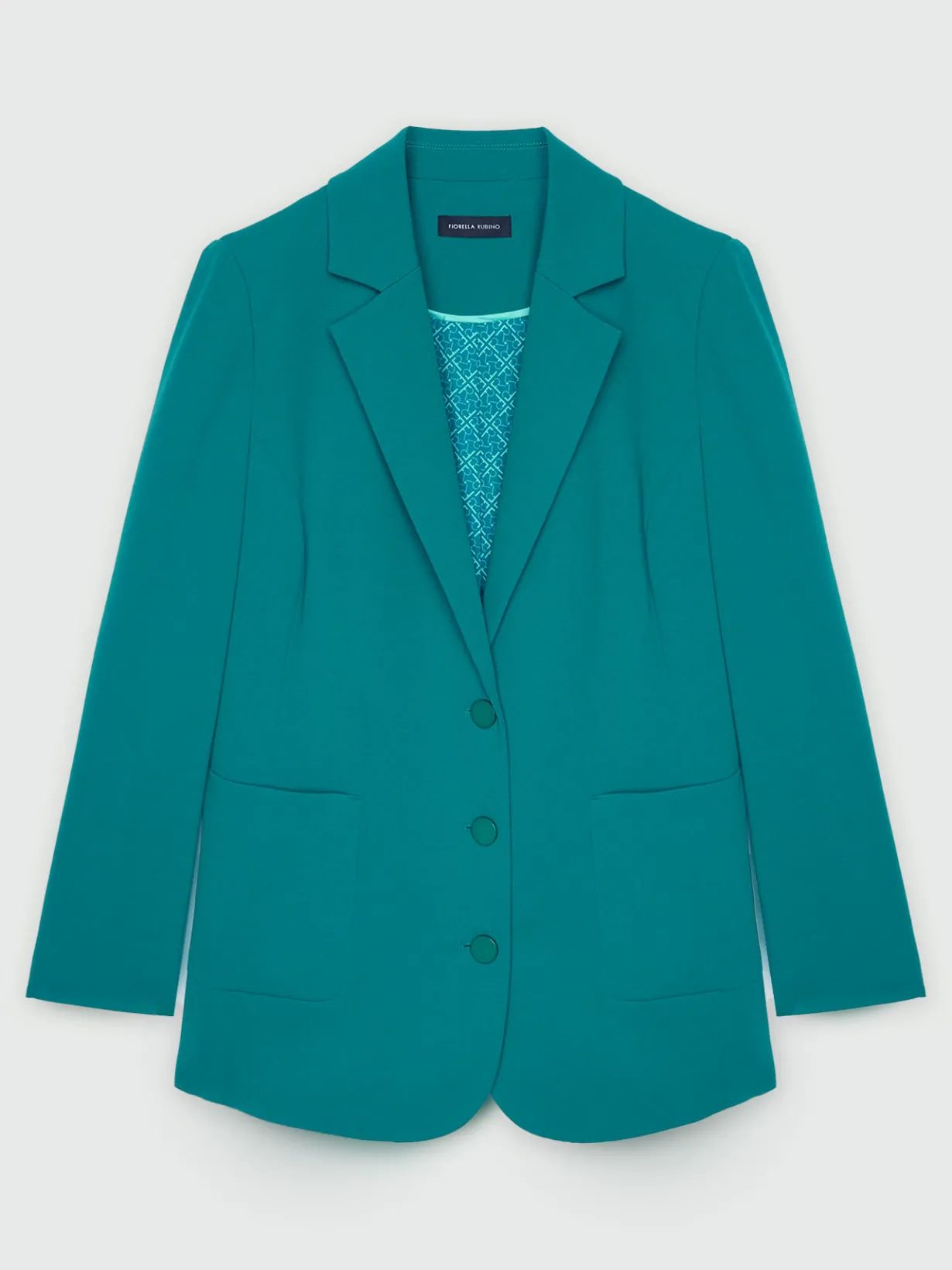 Fiorella Rubino Completi Colorati|Giacche E Blazer|Blazer Con Tasche A Toppa