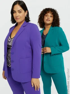 Fiorella Rubino Giacche E Blazer|Completi Colorati|Blazer Con Tasche A Toppa