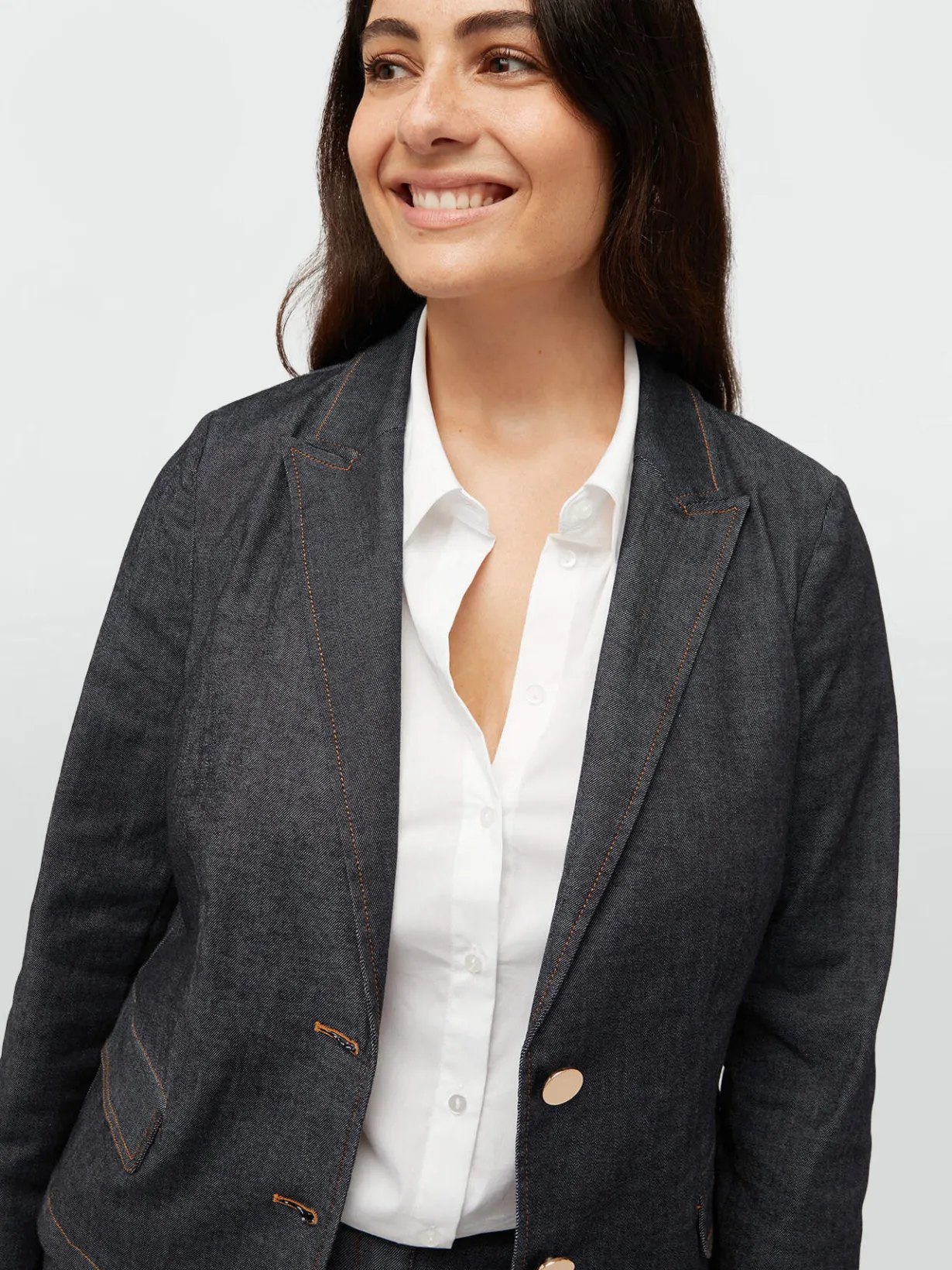 Fiorella Rubino Completi Colorati|Giacche E Blazer|Blazer In Denim