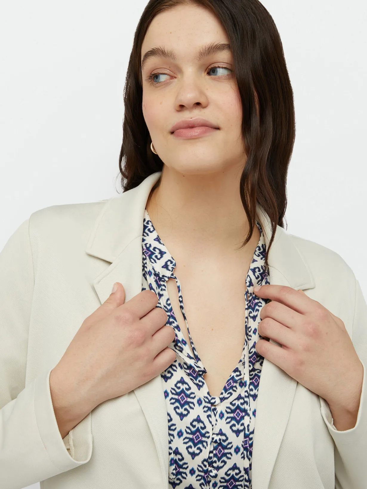 Fiorella Rubino Giacche E Blazer|Blazer In Scuba Diagonale