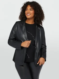 Fiorella Rubino Cappotti E Giubbotti|Giacche E Blazer|Blazer In Tessuto Spalmato