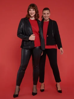 Fiorella Rubino Cappotti E Giubbotti|Giacche E Blazer|Blazer In Tessuto Spalmato