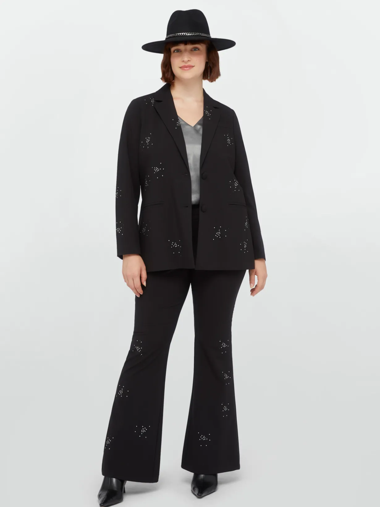 Fiorella Rubino Giacche E Blazer|Blazer Lungo Con Punti Luce