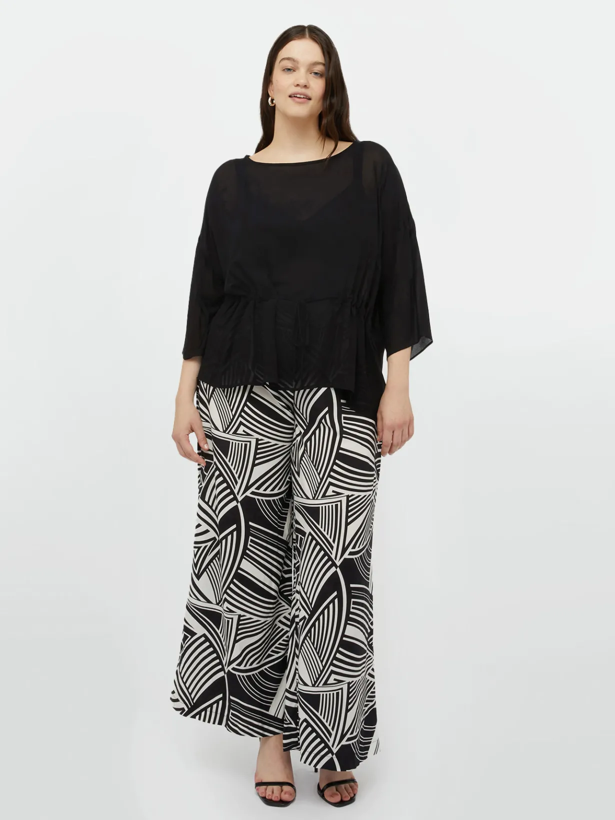 Fiorella Rubino Camicie E Bluse|Blusa Ampia Con Coulisse In Vita
