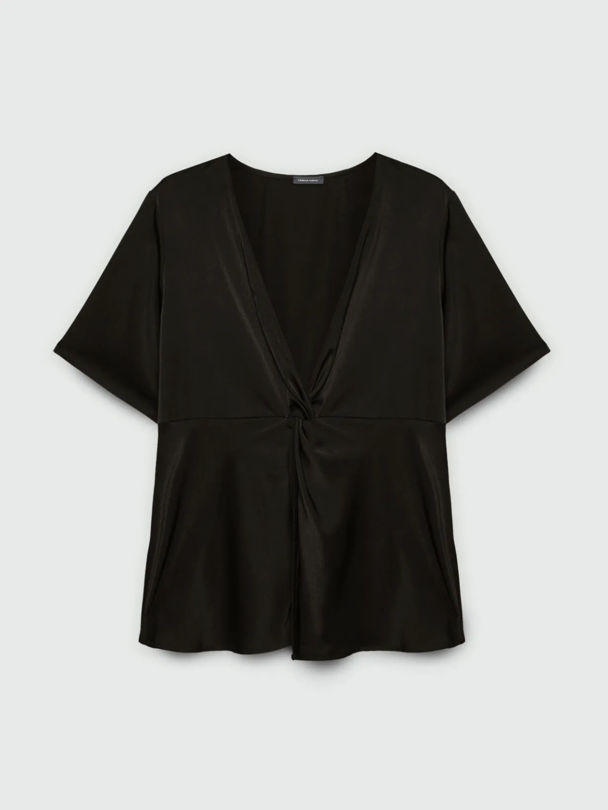 Fiorella Rubino Camicie E Bluse|Blusa In Viscosa LENZING™ ECOVERO™ Con Nodo