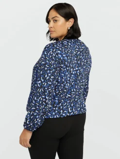 Fiorella Rubino Cappotti E Giubbotti|Giacche E Blazer|Bomber In Raso Dalla Stampa Animalier