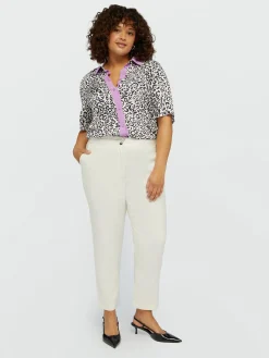 Fiorella Rubino Camicie E Bluse|Completi Colorati|Camicia Boxy Con Stampa Animalier