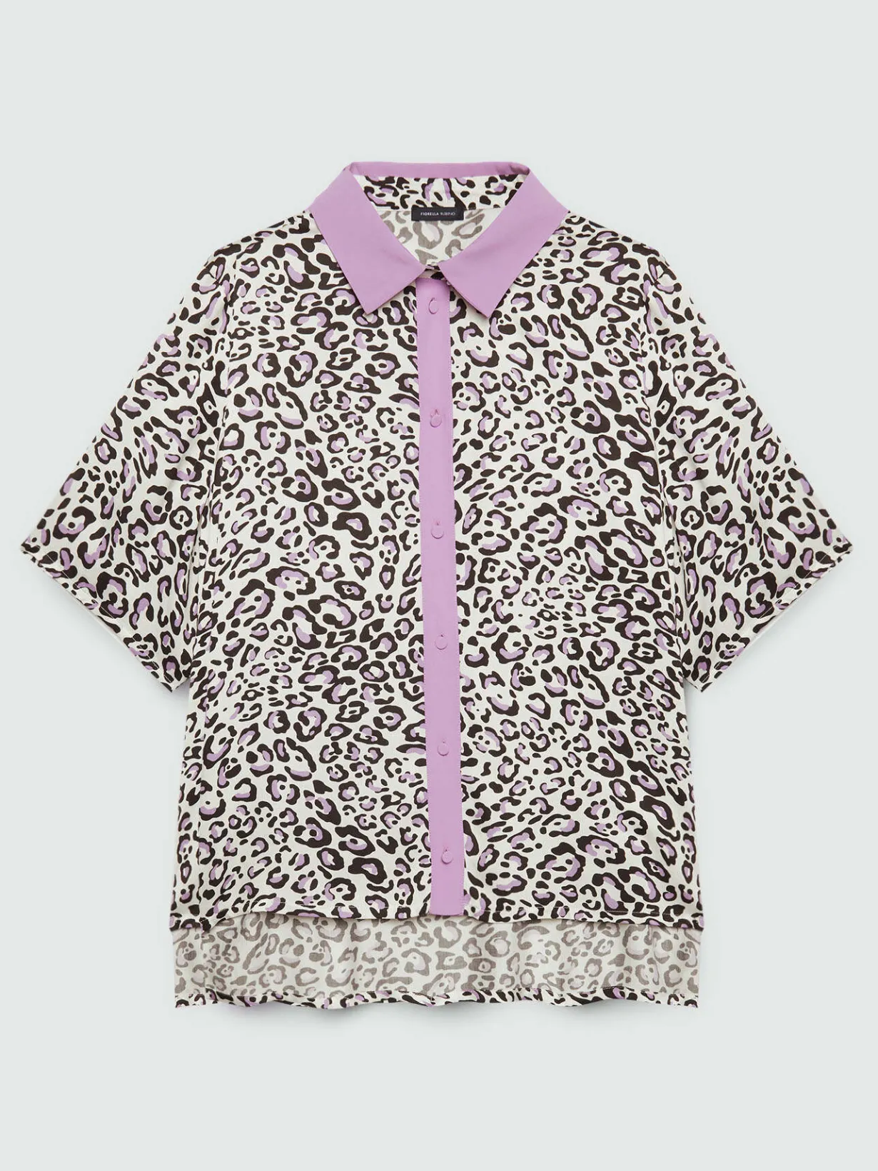 Fiorella Rubino Camicie E Bluse|Completi Colorati|Camicia Boxy Con Stampa Animalier
