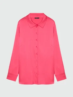 Fiorella Rubino Camicie E Bluse|Camicia In Raso Di Viscosa LENZING™ ECOVERO™