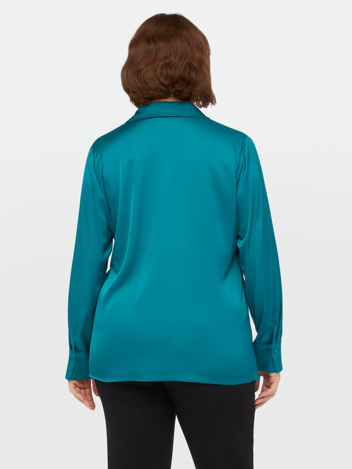 Fiorella Rubino Camicie E Bluse|Camicia In Raso Di Viscosa LENZING™ ECOVERO™