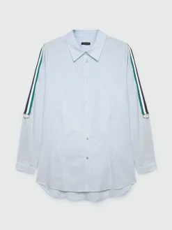 Fiorella Rubino Camicie E Bluse|Camicia In TENCEL™ Con Nastro A Righe