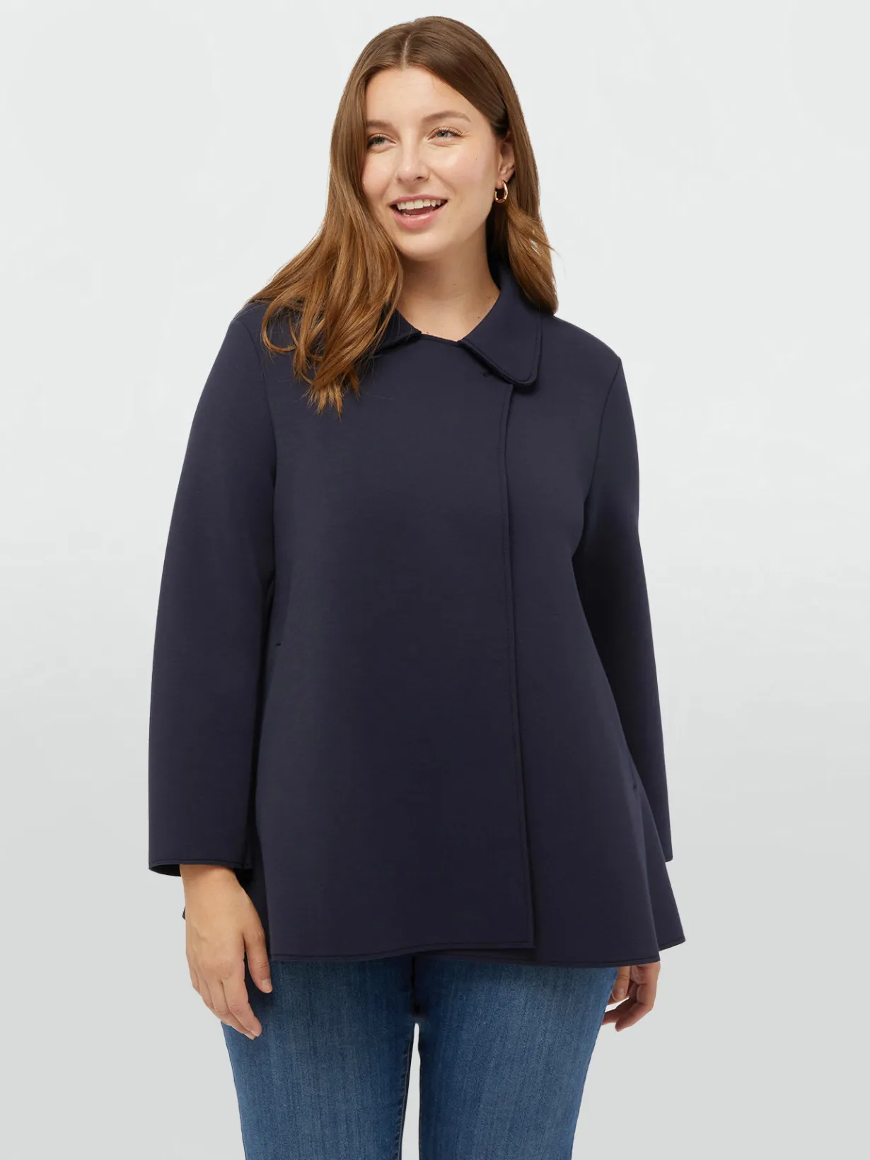 Fiorella Rubino Cappotti E Giubbotti|Cappotto Leggero In Scuba