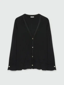 Fiorella Rubino Maglie E Felpe|Cardigan Con Bottoni In Viscosa LENZING™ ECOVERO™