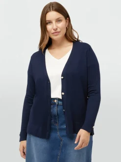 Fiorella Rubino Maglie E Felpe|Cardigan Con Bottoni In Viscosa LENZING™ ECOVERO™