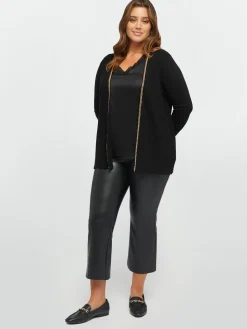 Fiorella Rubino Maglie E Felpe|Cardigan Con Catena