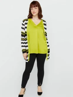 Fiorella Rubino Maglie E Felpe|Cardigan Disegno Chevron