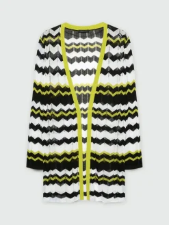 Fiorella Rubino Maglie E Felpe|Cardigan Disegno Chevron