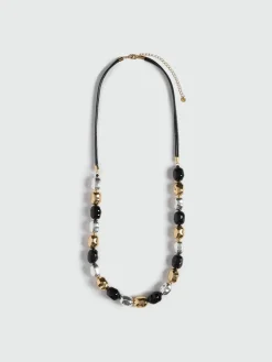 Fiorella Rubino Accessori|Collana Con Pepite Di Tre Colori