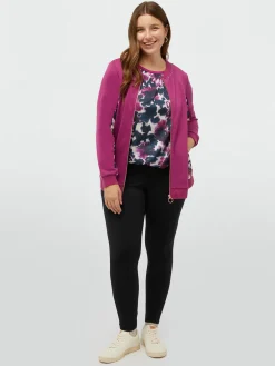 Fiorella Rubino Maglie E Felpe|Felpa Con Inserti Stampati E Dettagli Luminosi