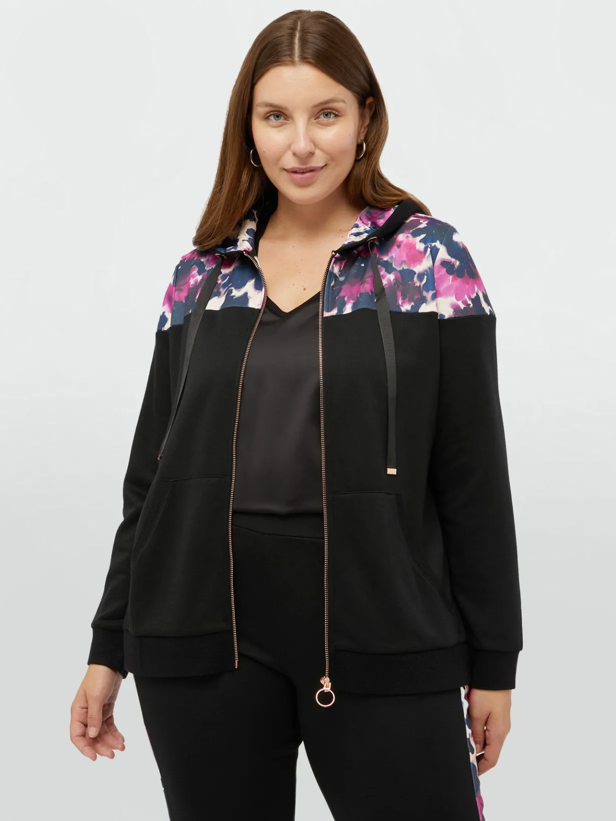 Fiorella Rubino Maglie E Felpe|Felpa Con Inserti Stampati