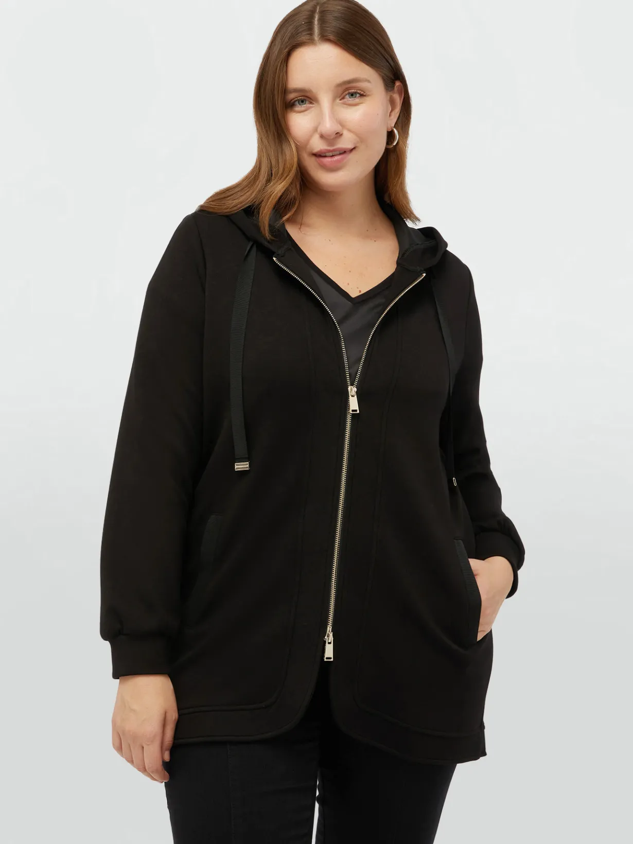Fiorella Rubino Maglie E Felpe|Felpa Con Zip