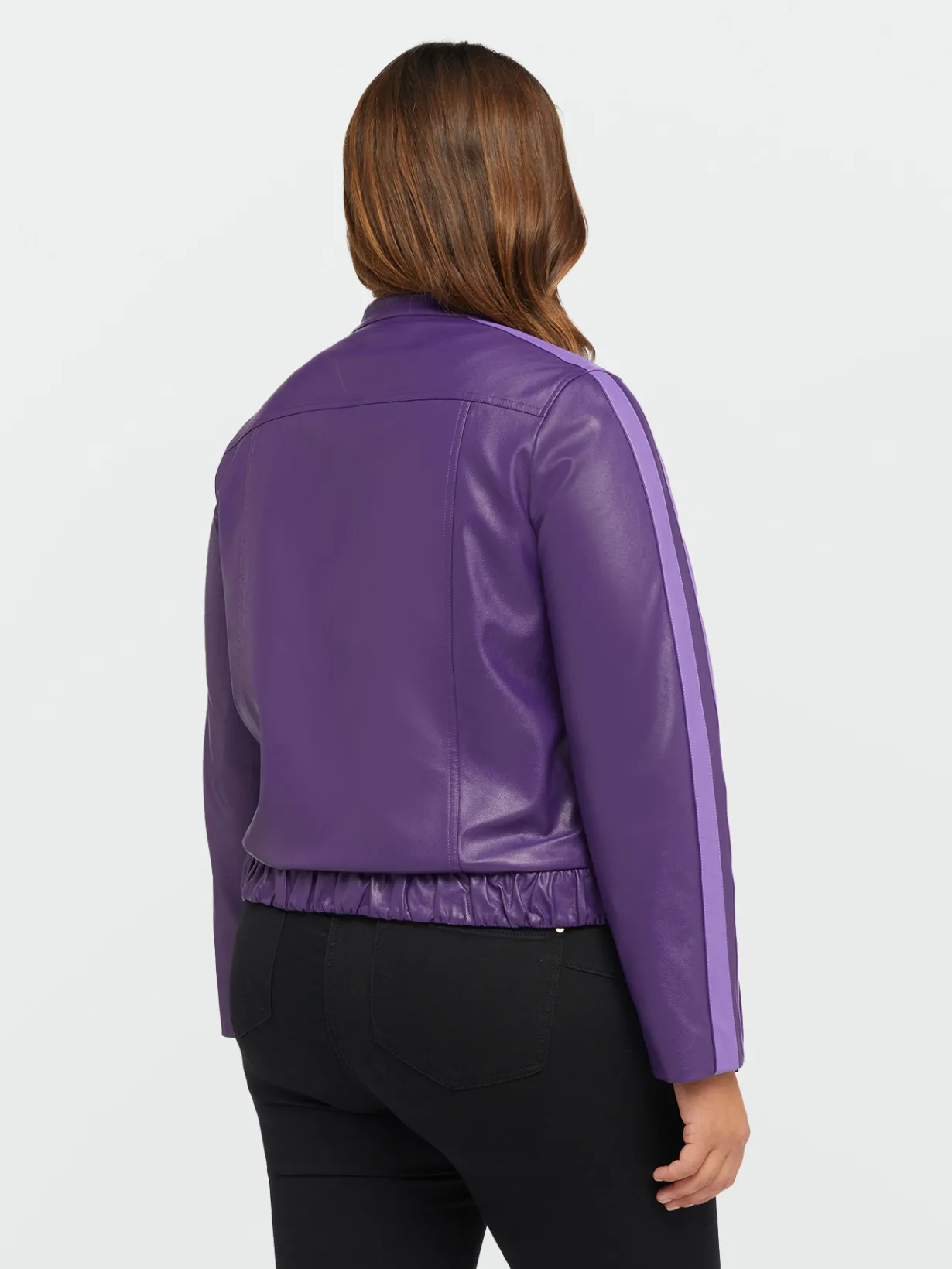 Fiorella Rubino Cappotti E Giubbotti|Giacche E Blazer|Giacca Biker Bicolore