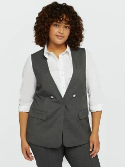 Fiorella Rubino Giacche E Blazer|Completi Colorati|Gilet In Tessuto Mélange