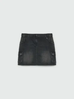 Fiorella Rubino Gonne|Gonna Cargo In Denim