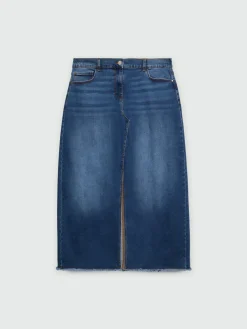 Fiorella Rubino Gonne|Gonna Lunga In Denim