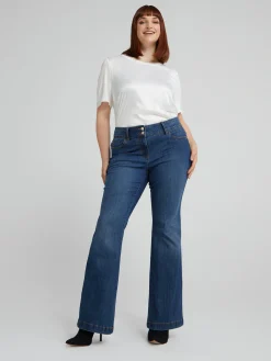 Fiorella Rubino Jeans|Jeans Flare Turchese