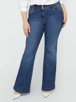 Fiorella Rubino Jeans|Jeans Flare Turchese
