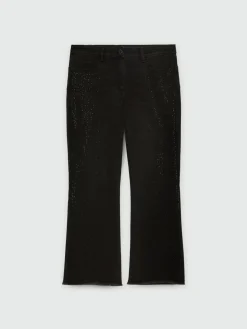 Fiorella Rubino Jeans|Jeans Kick Flare Con Strass