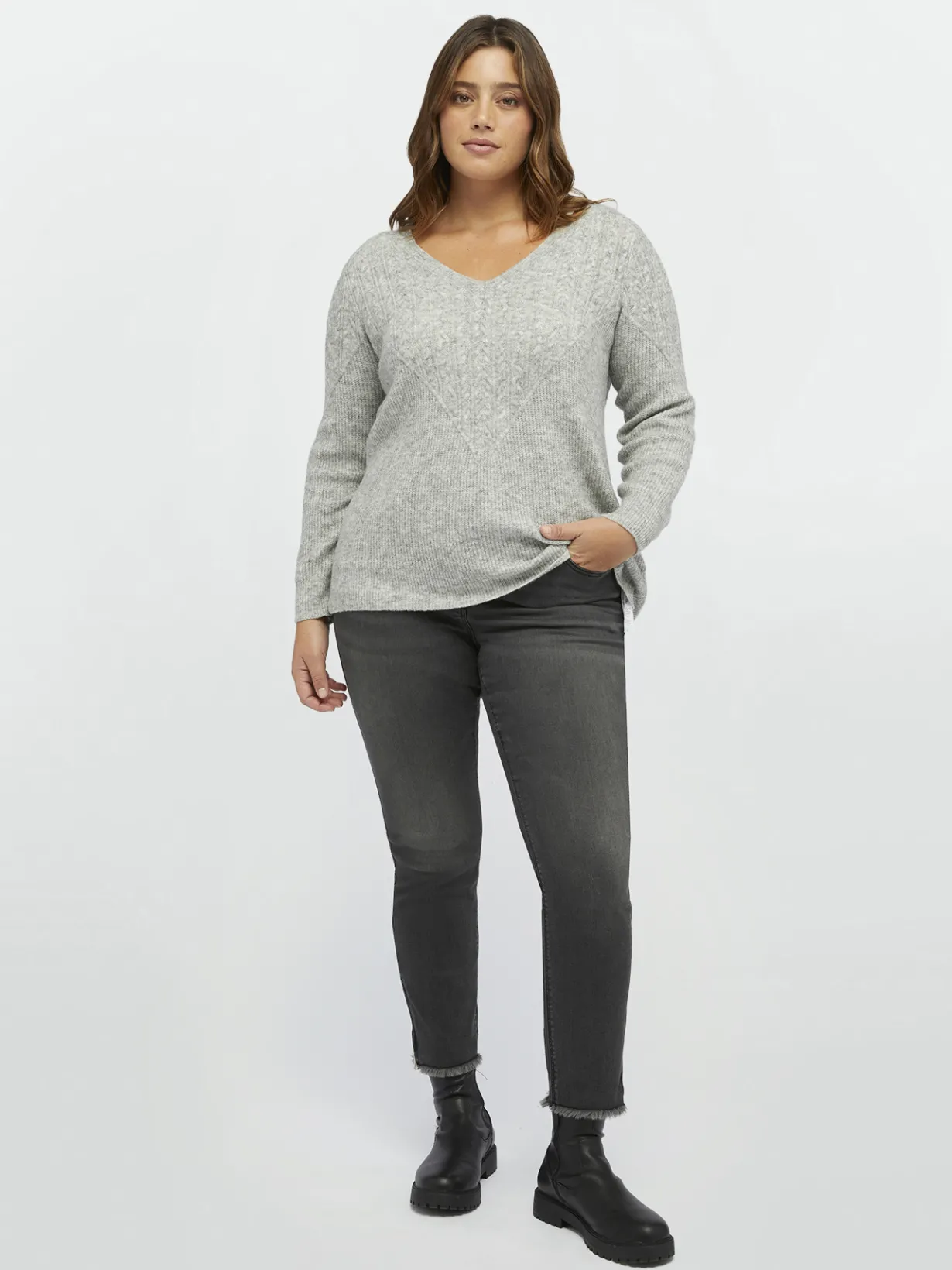Fiorella Rubino Jeans|Jeans Skinny Con Zip Al Fondo