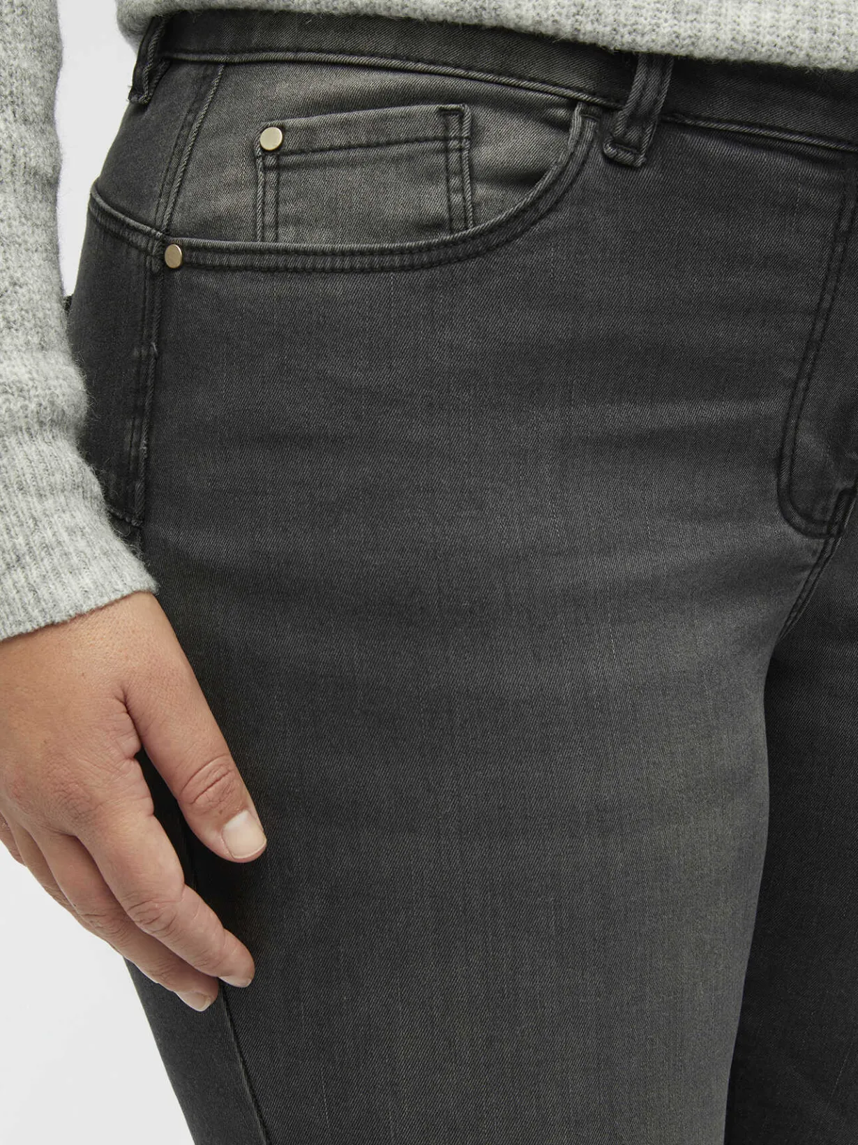 Fiorella Rubino Jeans|Jeans Skinny Con Zip Al Fondo