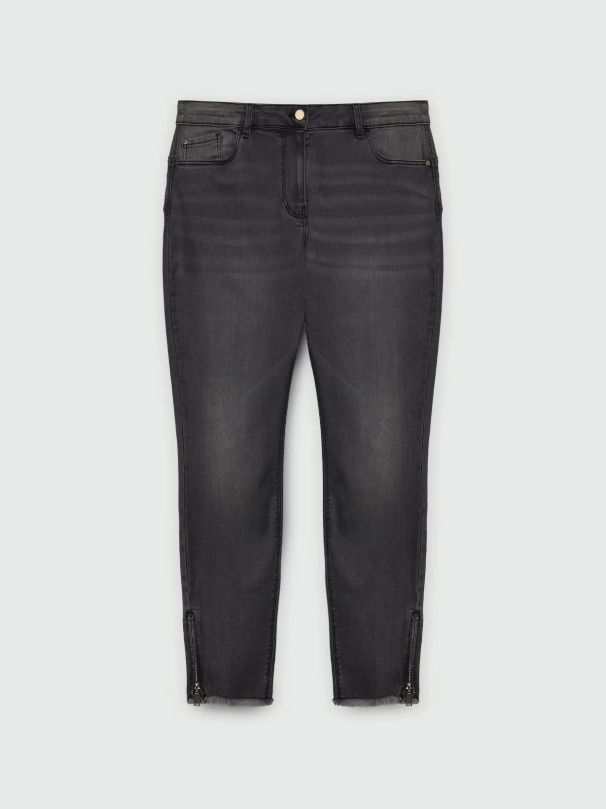 Fiorella Rubino Jeans|Jeans Skinny Con Zip Al Fondo