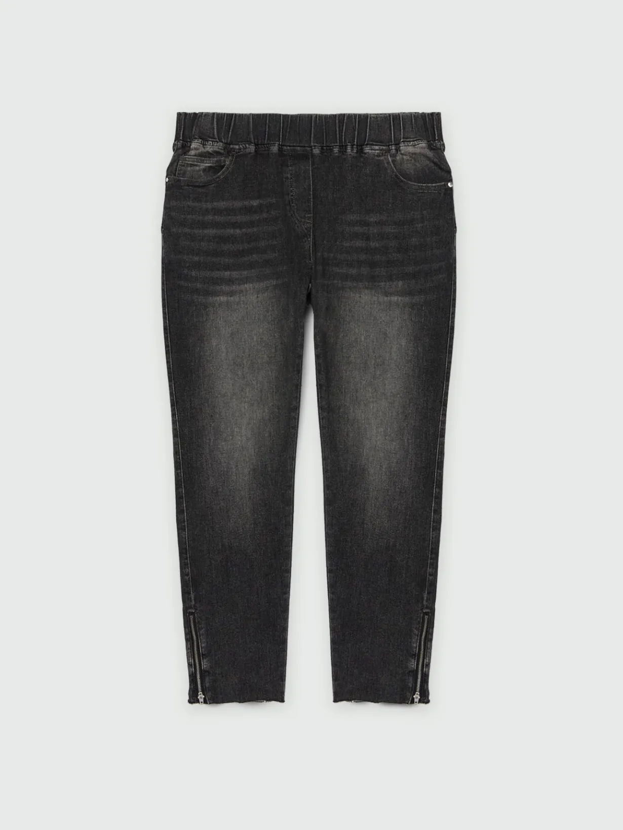 Fiorella Rubino Jeans|Jeggings Con Zip Al Fondo