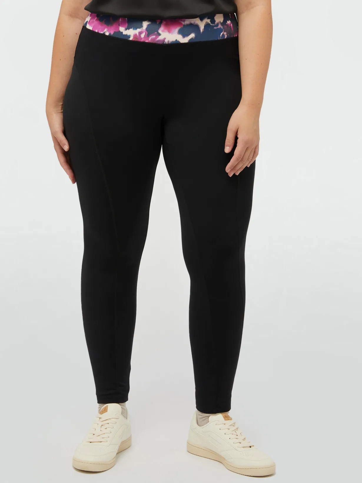 Fiorella Rubino Pantaloni|Leggings Con Bordo In Vita Stampato