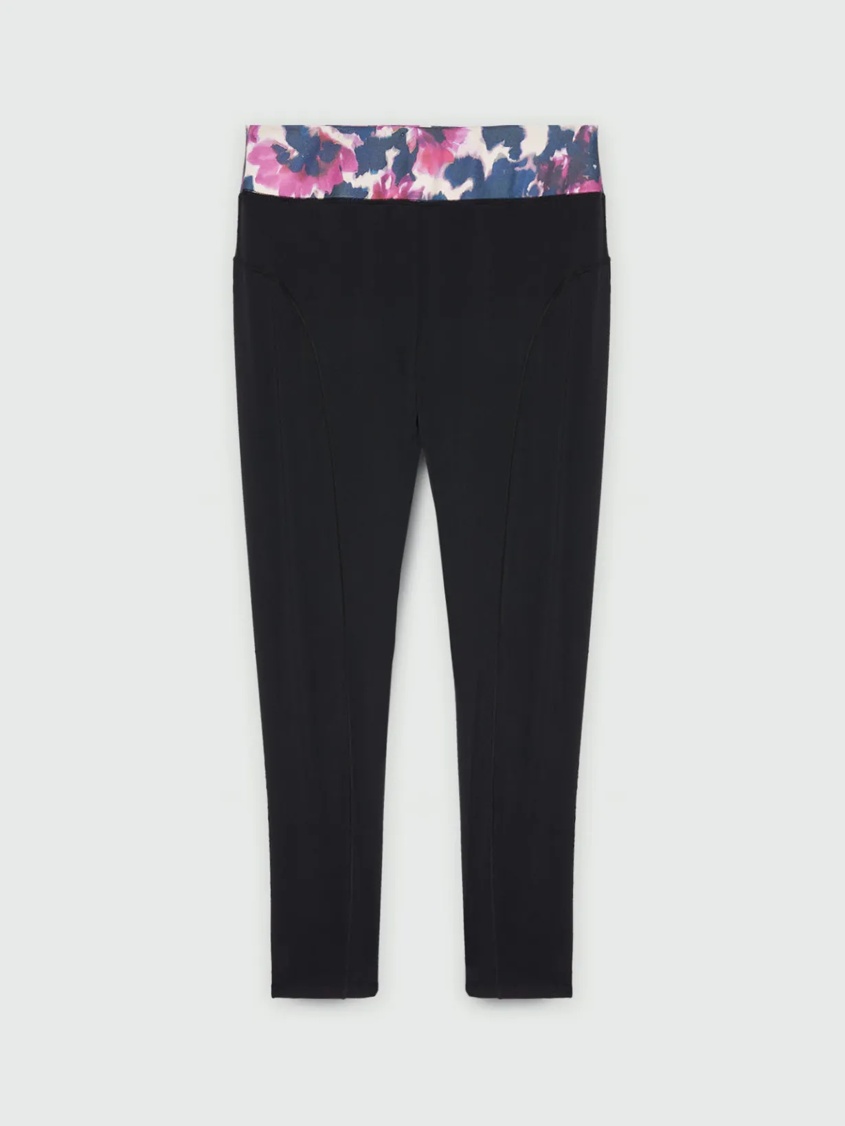 Fiorella Rubino Pantaloni|Leggings Con Bordo In Vita Stampato