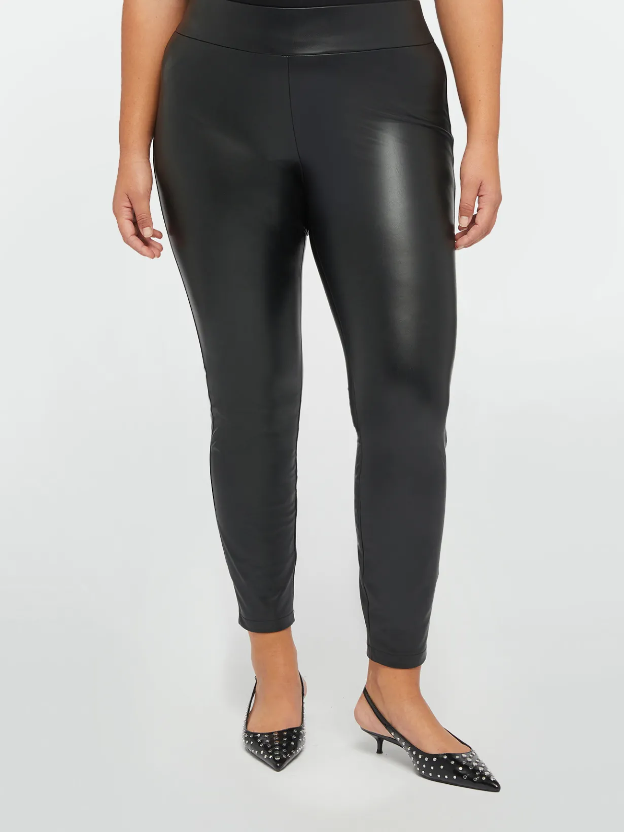 Fiorella Rubino Pantaloni|Leggings In Tessuto Lucido
