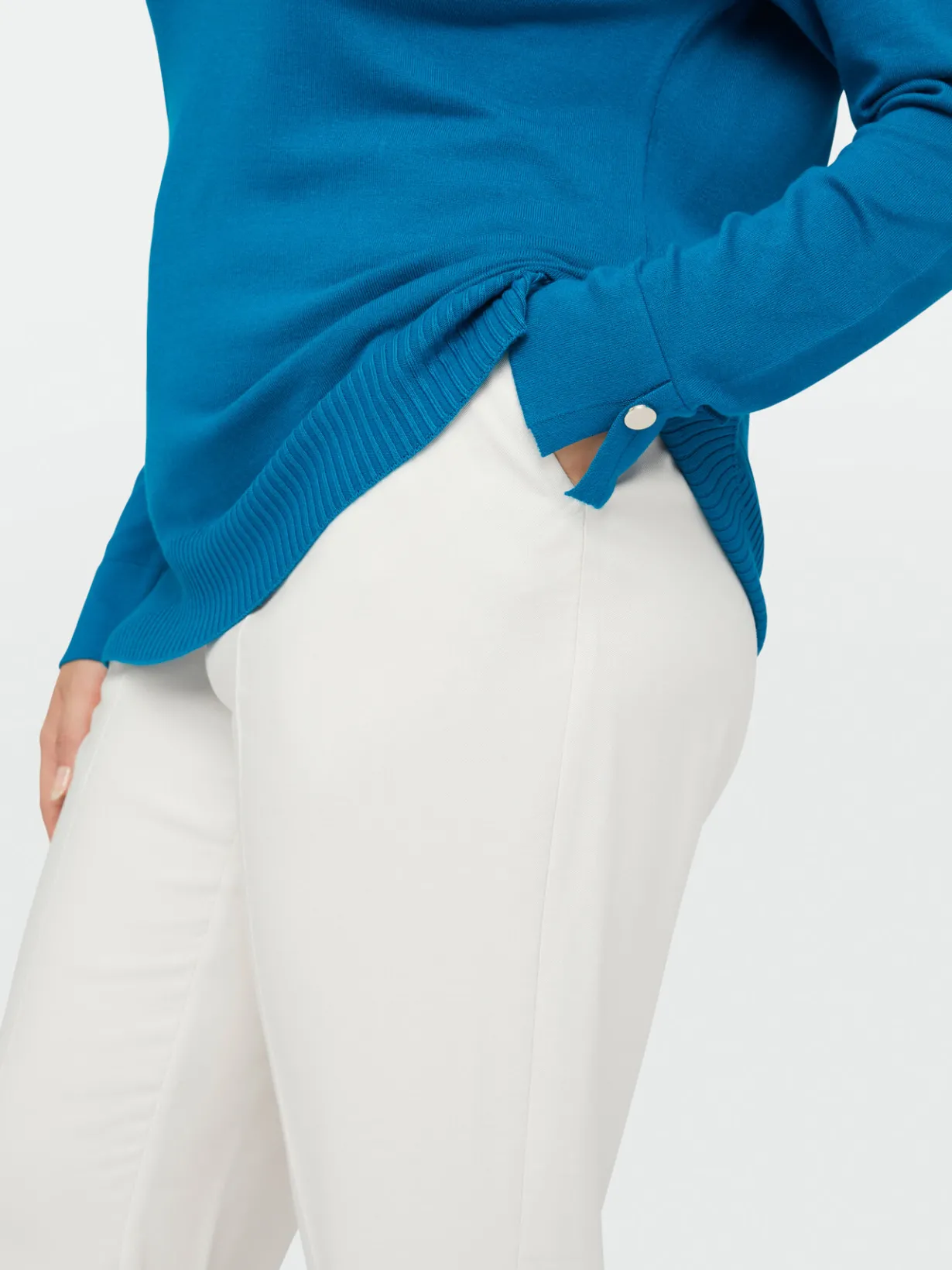 Fiorella Rubino Maglie E Felpe|Maglia A Lupetto In Viscosa LENZING™ ECOVERO™