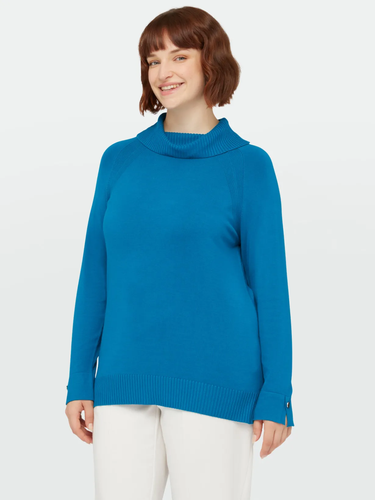 Fiorella Rubino Maglie E Felpe|Maglia A Lupetto In Viscosa LENZING™ ECOVERO™