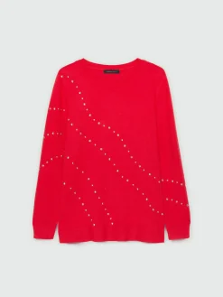 Fiorella Rubino Maglie E Felpe|Maglia Con Borchie