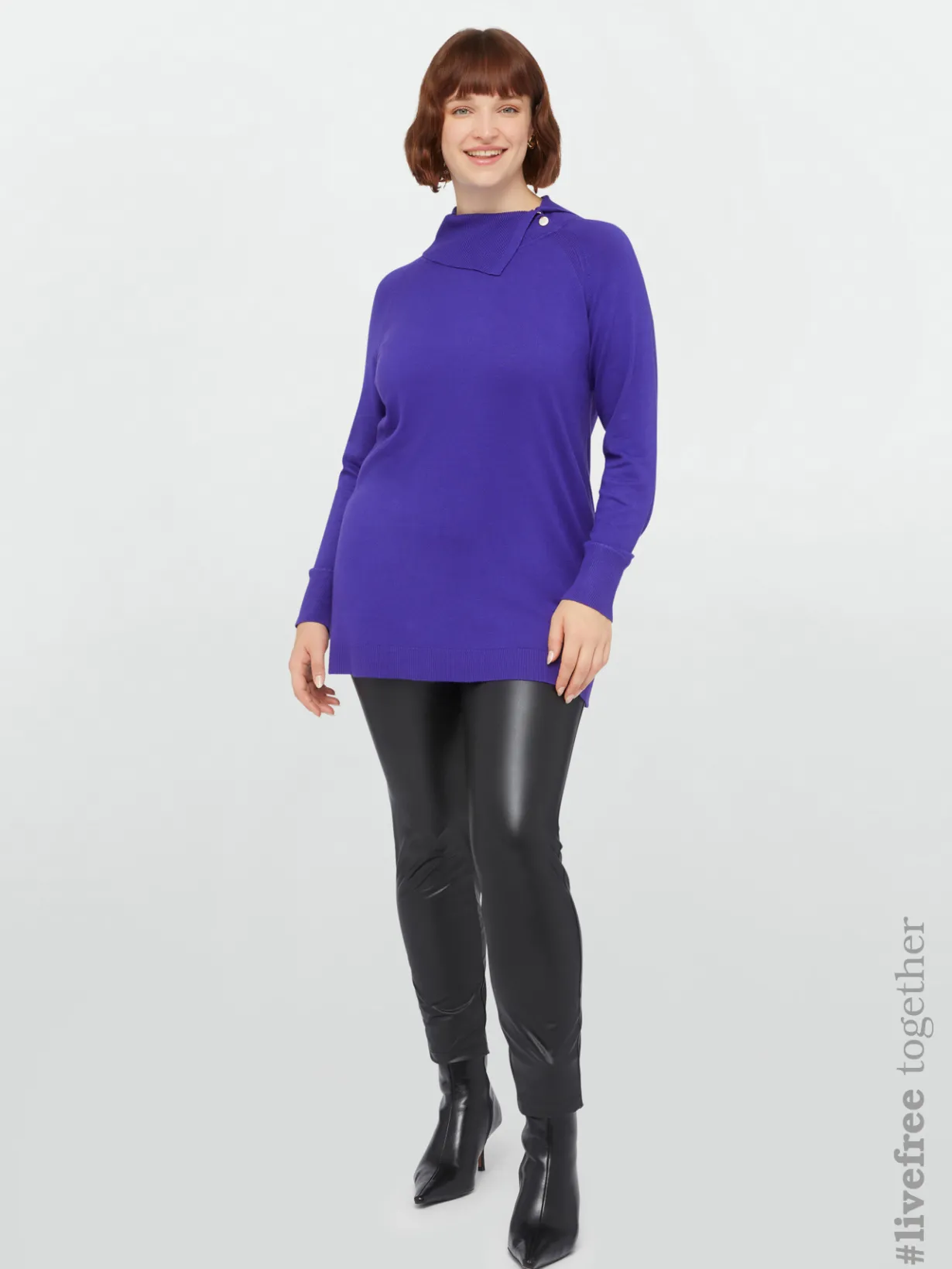 Fiorella Rubino Maglie E Felpe|Maglia Con Bottoni In Viscosa LENZING™ ECOVERO™