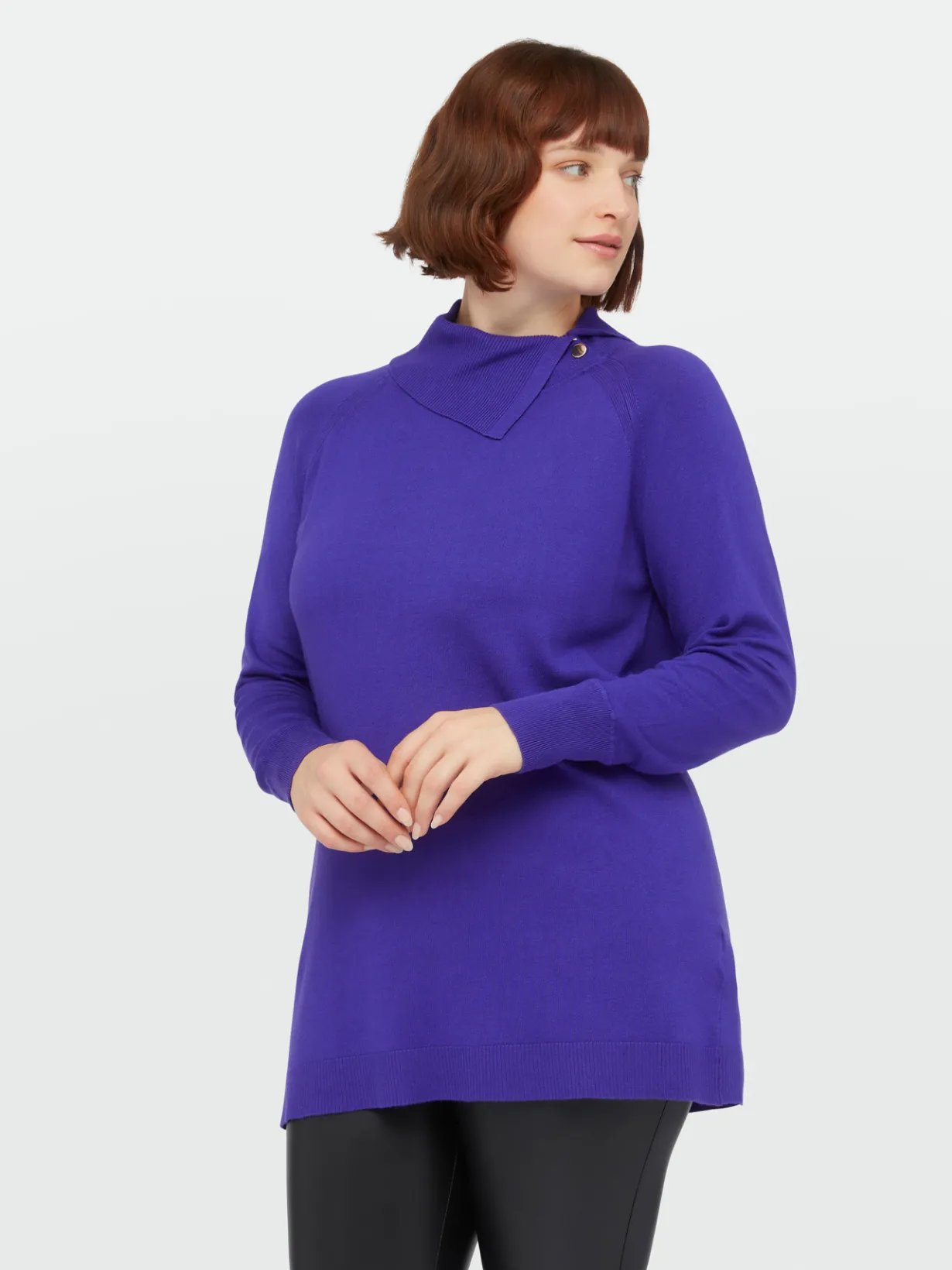Fiorella Rubino Maglie E Felpe|Maglia Con Bottoni In Viscosa LENZING™ ECOVERO™