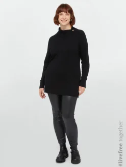 Fiorella Rubino Maglie E Felpe|Maglia Con Bottoni In Viscosa LENZING™ ECOVERO™