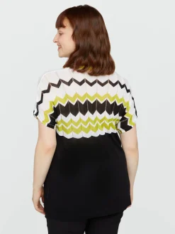 Fiorella Rubino Maglie E Felpe|Maglia Con Lavorazione Chevron